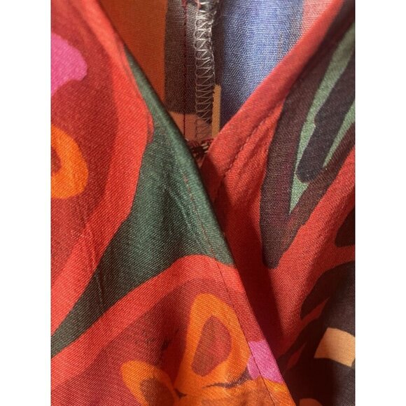 NWT Farm x Anthropologie Hanky Wrap Dress Tropical Vacation Size XSP/0 - Picture 9 of 13